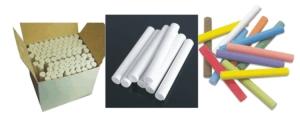 School Chalk Colours and Packaging