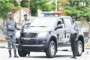 Nigeria Police on Surveillance Patrol